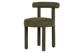 SILLA MADERA ARCE VELVET VERDE 49x52x75 CM