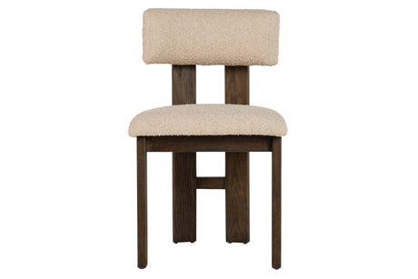 SILLA MADERA FRESNO BEIGE 48x53x78 CM