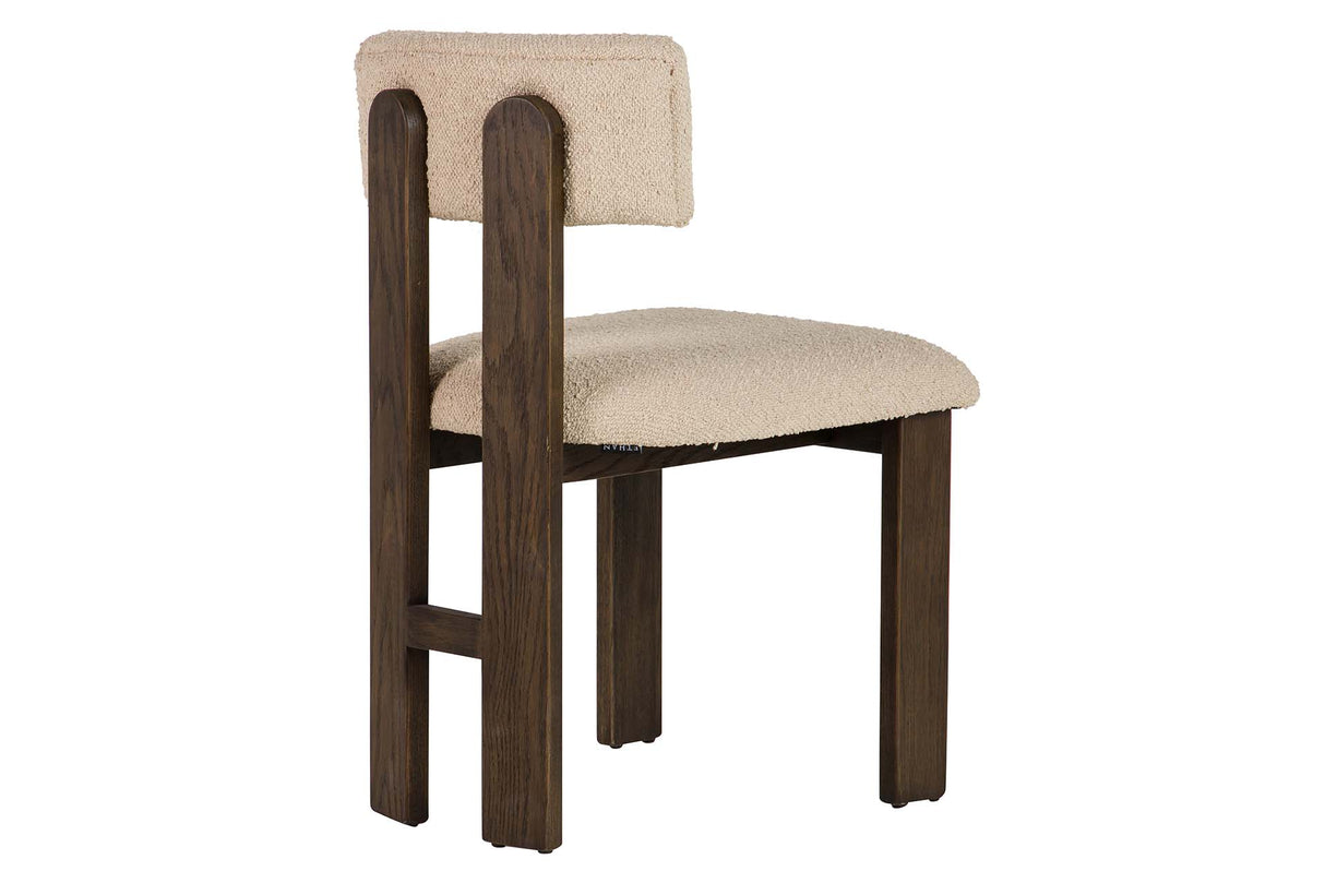 SILLA MADERA FRESNO BEIGE 48x53x78 CM