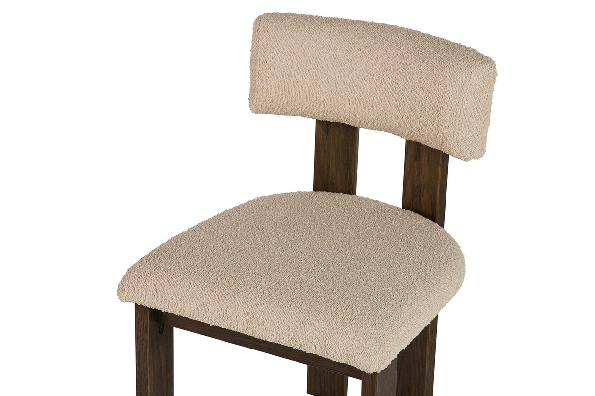 SILLA MADERA FRESNO BEIGE 48x53x78 CM