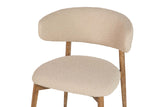 SILLA MADERA FRESNO BEIGE 59x56x80 CM