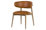 Fresno braunes Holz 59x56x80 cm