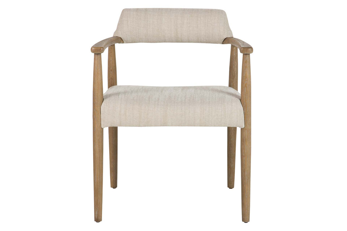 SILLA MADERA FRESNO BEIGE 59x57x74 CM