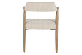 SILLA MADERA FRESNO BEIGE 59x57x74 CM