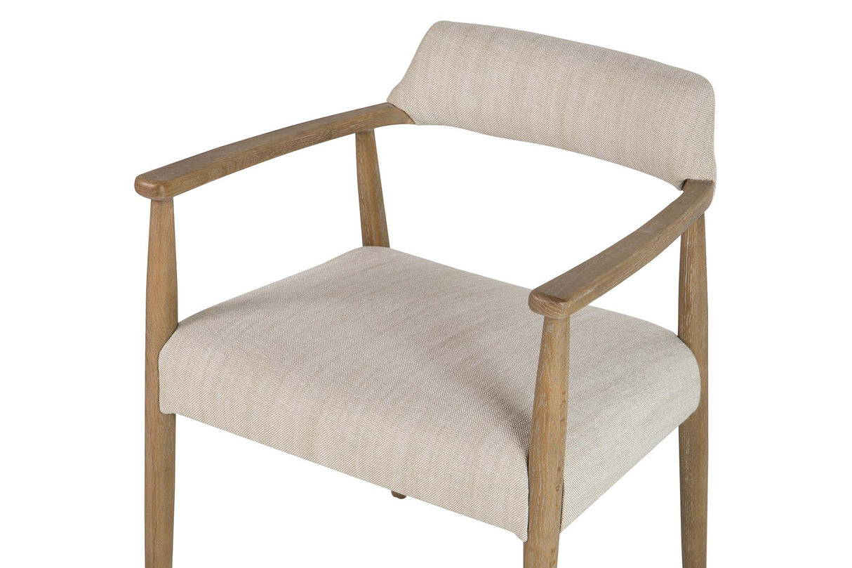 SILLA MADERA FRESNO BEIGE 59x57x74 CM