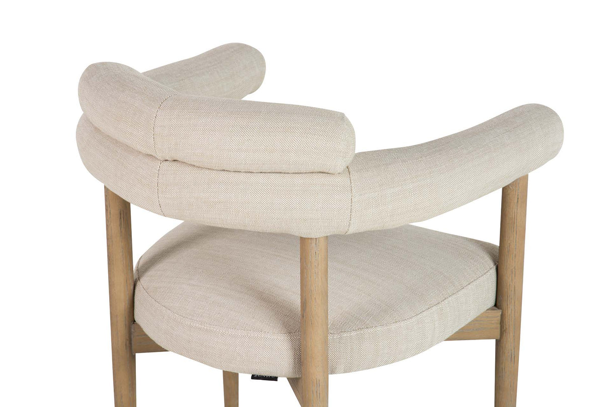 SILLA MADERA FRESNO BEIGE 66x56x79 CM