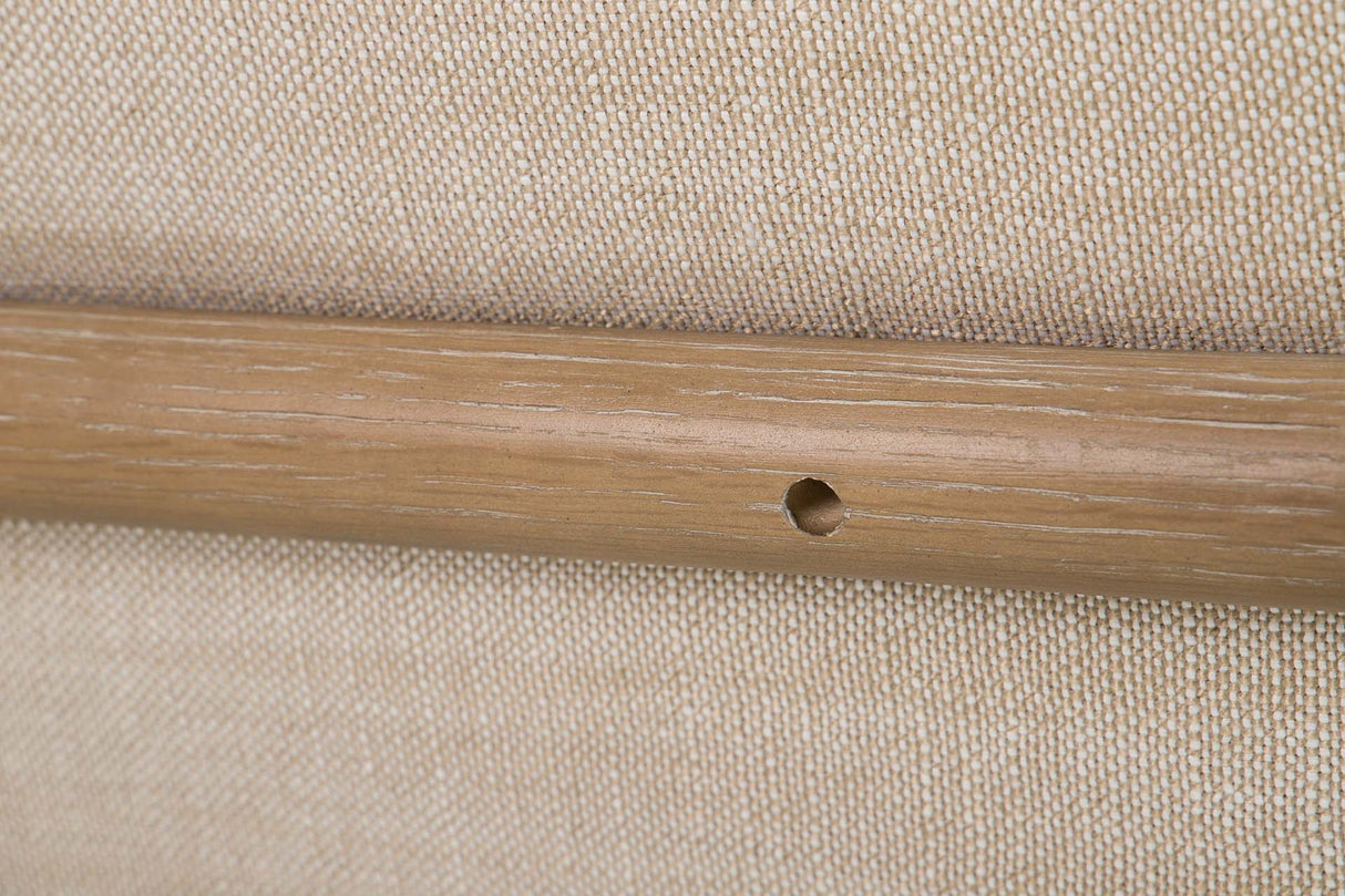 Fresno Beige Holzarm Armour 77x74x72 cm