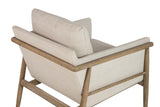 Fresno Beige Holzarm Armour 77x74x72 cm