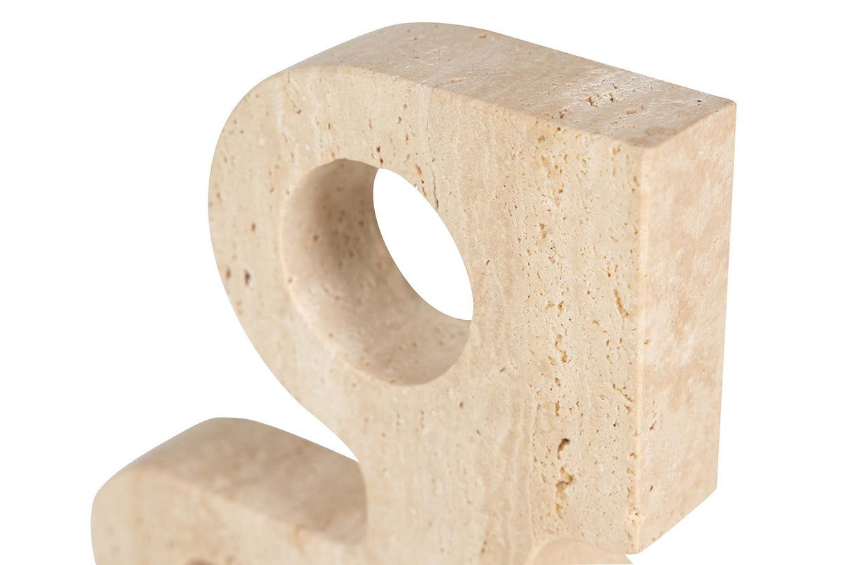 FIGURA MARMOL BEIGE 22x8x43 CM