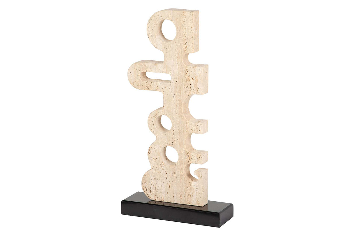 FIGURA MARMOL BEIGE 22x8x43 CM