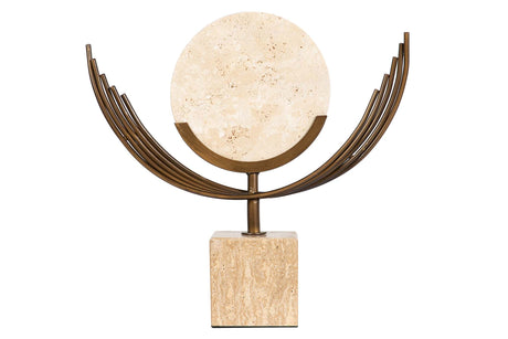 FIGURA MARMOL HIERRO BEIGE 31x8x30 CM