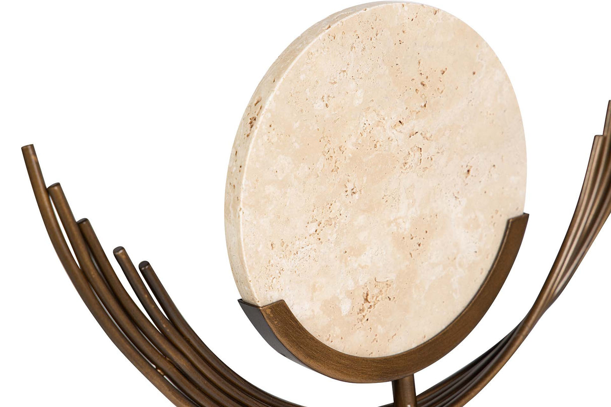 FIGURA MARMOL HIERRO BEIGE 31x8x30 CM