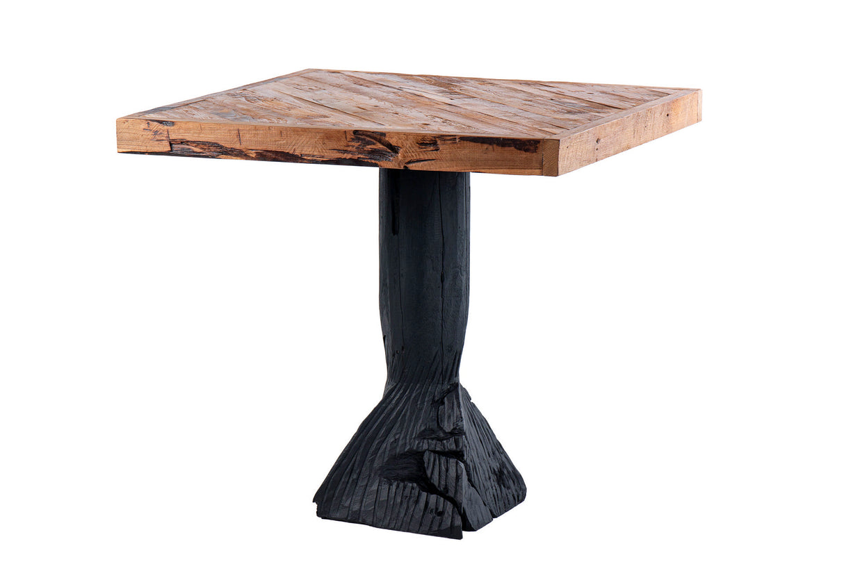 Jambi 80x80x75 cm Table à manger en bois