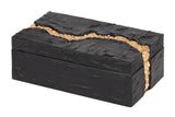 Resina Black Golden 23x13x8 cm